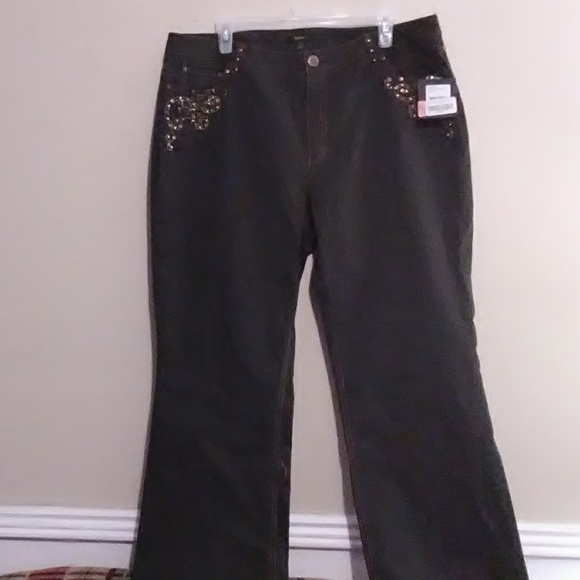 Reba Pants - **SALE** Reba Paisley Passion Loden Pants. Size 16